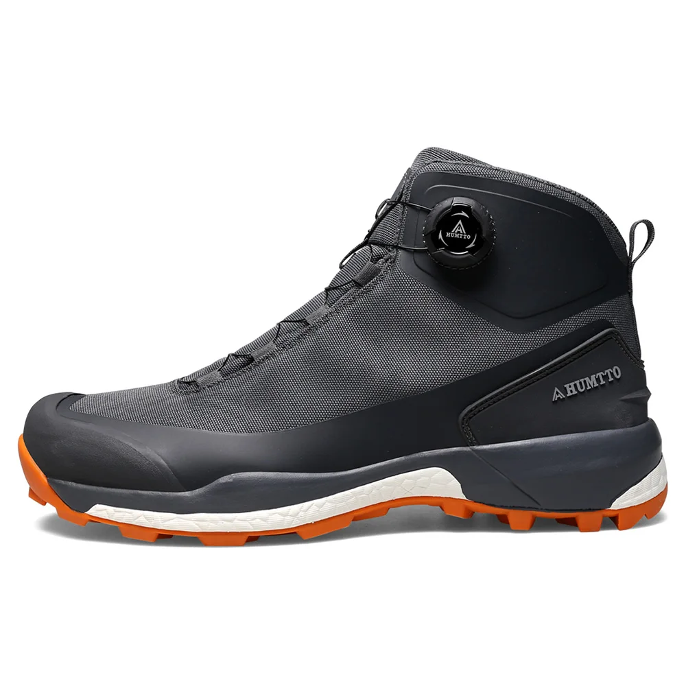 Hiking Shoes Rock Climbing Shoes HUMTTO Waterproof for Men Trekking Boots Mountain Camping Climbing Sneakers Black Sport Tactical Safety