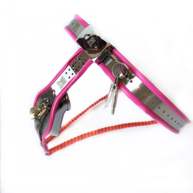 Female-Male-Dual-Purpose-Steel-Chastity-Belt-Device-Removable-Cock-Lock-Cage-Sex-Toy-For-Couple (4)