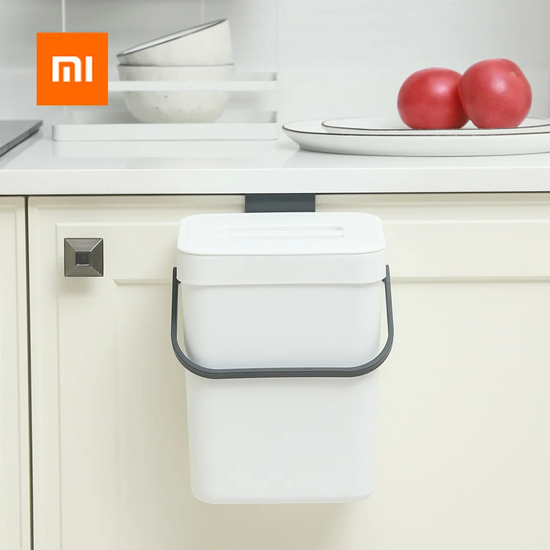 Настенная кухонная мусорная корзина Xiaomi NAKKO 3 л/5 л домашний шкаф подвесное
