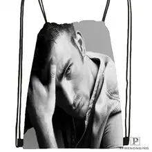 Изготовленный На Заказ chris_evans_actor_guy_ DrawstringBackpackBagforMan женский милый рюкзак детский Ранец(черная спинка) 31x40 см#20180611-03-163