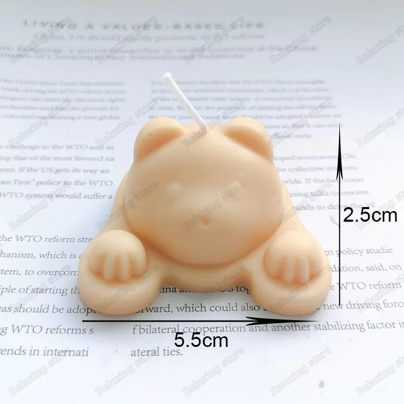 3D кошка торт Силиконовая форма вырезанная форма кота ароматическая свеча формы для мыла ручной работы Свеча Плесень