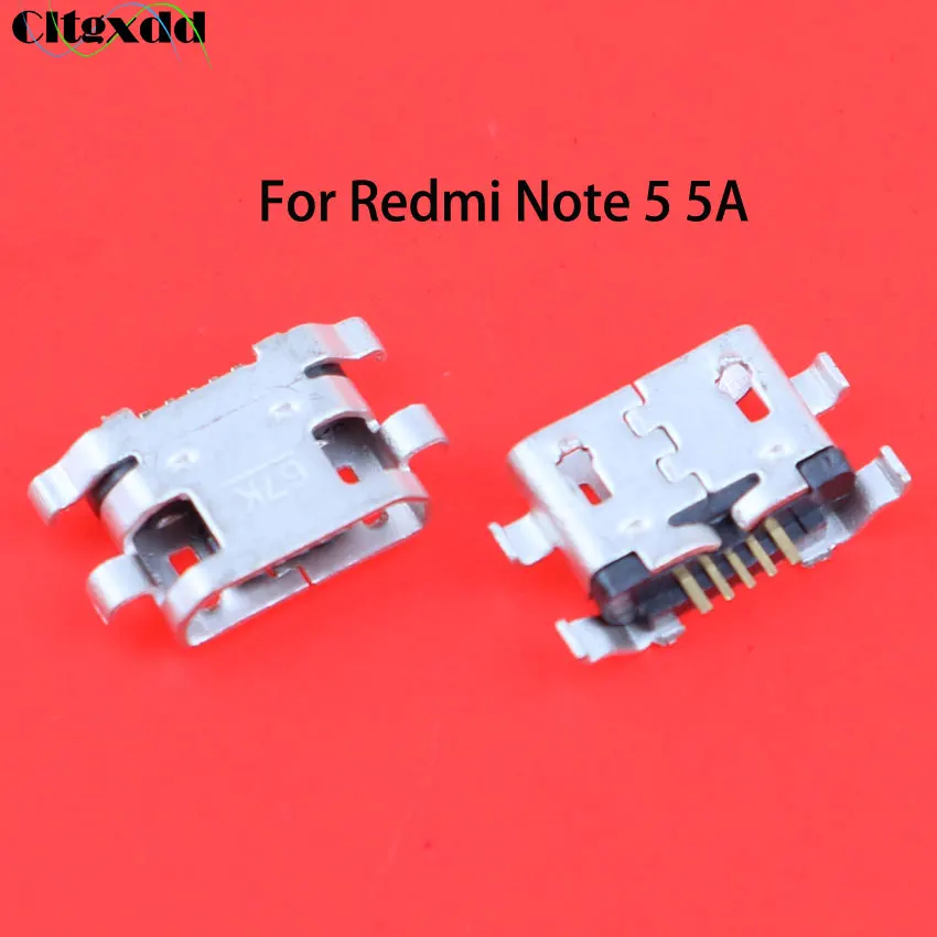 10Pcs Micro USB Jack Charging port Connector for Xiaomi Redmi 1 2 2S 3 3A 3X 4 4A 5 5A 5Plus 6 6A 6Pro Note 4 4X 5Pro 7 Pro - Цвет: For Redmi Note 5 5A