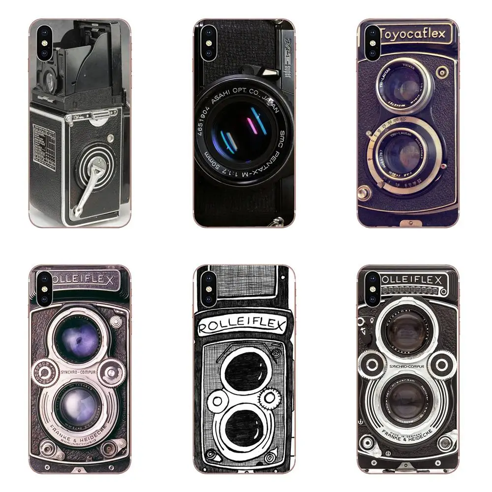 Rolleiflex Винтаж Ретро Камера для Galaxy Alpha Note 10 Pro A10 A20 A20E A30 A40 A50 A60 A70 A80 A90 M10 M20 M30