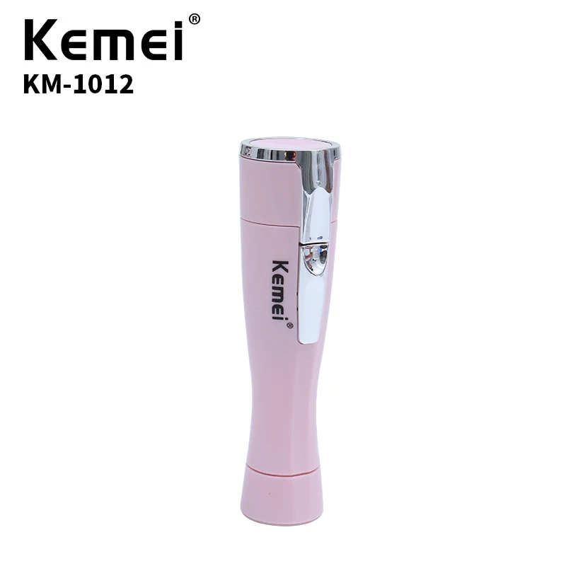 

Kemei Mini Portable Ladies Two Blade Replacement Shaving Razor Trimmer Ladies Daily Necessities Travel Essential KM-1012