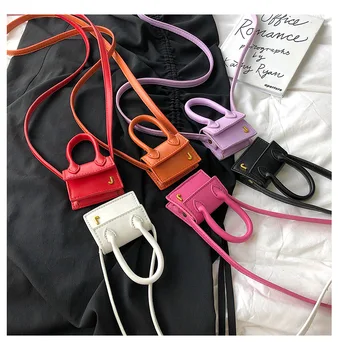 

Candy Color Supper Mini Crossbody Bags For Women 2019 Desinger Fashion Shoulder Messenger Bag Ladies Keys Purses and Handbags
