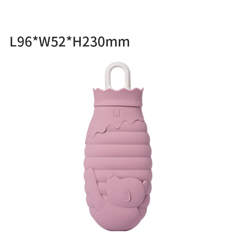 Purple Size L Xiaomi Jordan&Judy, милая ручная теплая грелка, мини горячие портативные бутылки для воды, мини грелка для рук, карман для девочек, подарок для друга - Color: Purple Size L