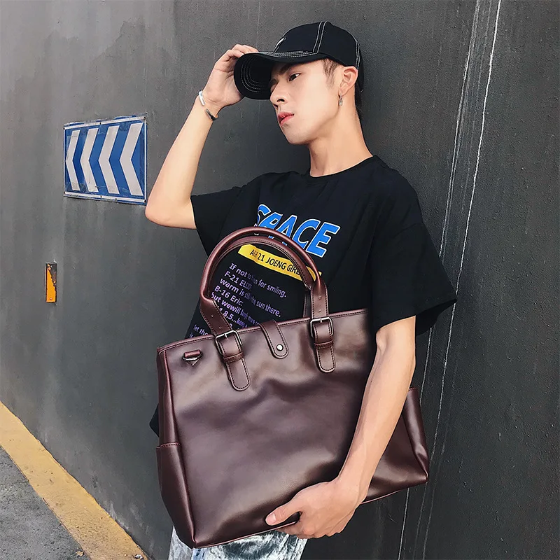 

Men's handbag high quality casual slung large capacity cross section shoulder bag 2019 new JIULIN
