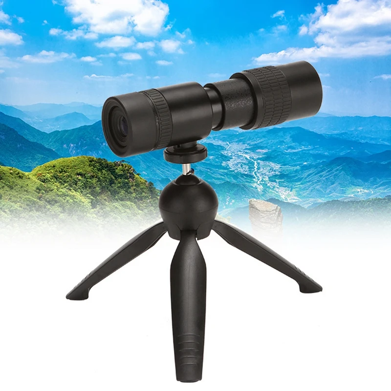 Monocular Telescope 8-24X30 Portable Small Telescope Outdoor Low-Light Telescope High Transmittance Lens Continuous Zoom Telesco