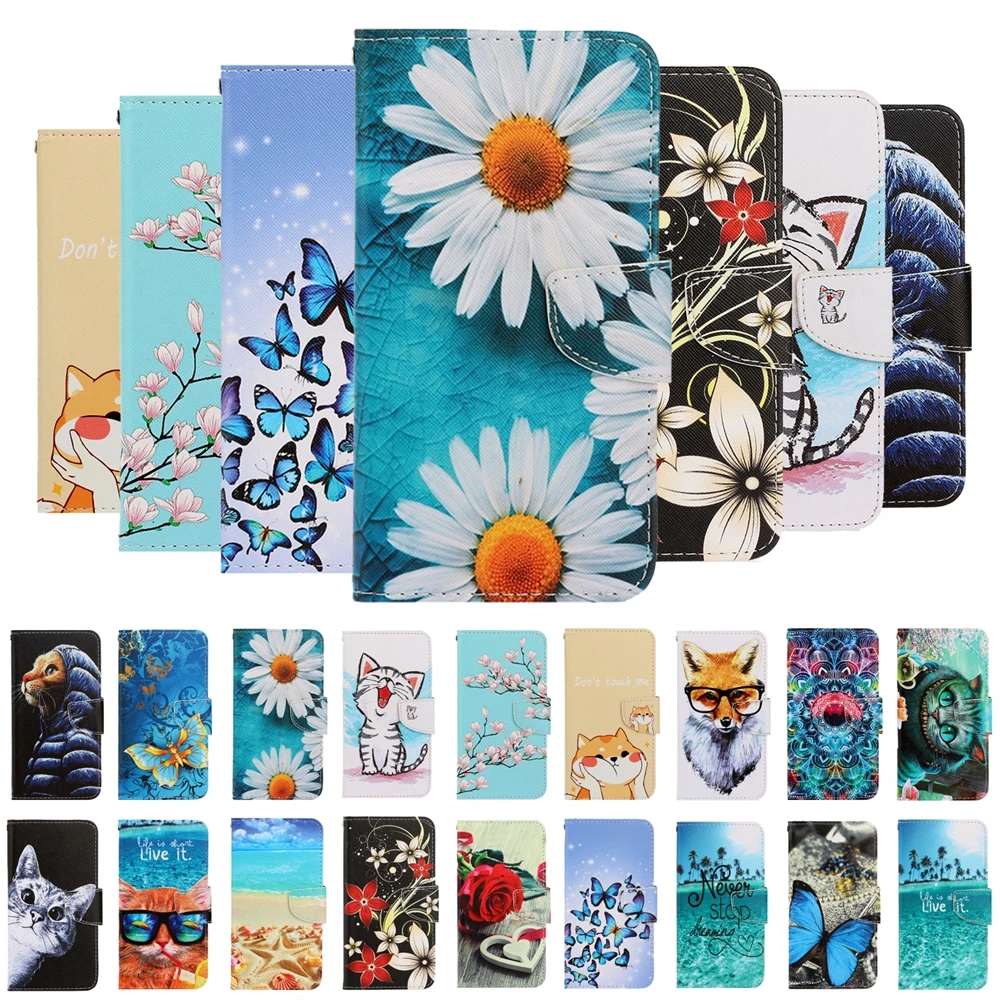 Кожаный флип-чехол для Funda Xiaomi Redmi 8A чехол 7A 8 A Pro роскошный кавайный кошелек