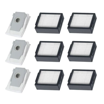 

Replacement Parts Automatic Dirt Disposal Bags and High-Efficiency Filters for IRobot Roomba I7 I7+/I7 Plus E5 E6 Vacuum Cleaner