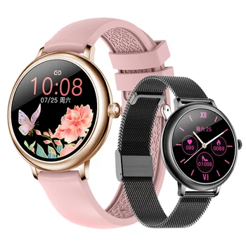 

CF80 Women Smart Watch 1.08 Inch Full Touch Screen Heart Rate Blood Pressure Female Menstrual Cycle Smartwatch