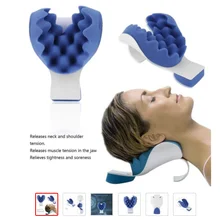 Поддержка шеи приспособление для снятия напряжения шеи плеча релаксатор Синий Губка выпускает мышечное напряжение снимает герметичность
