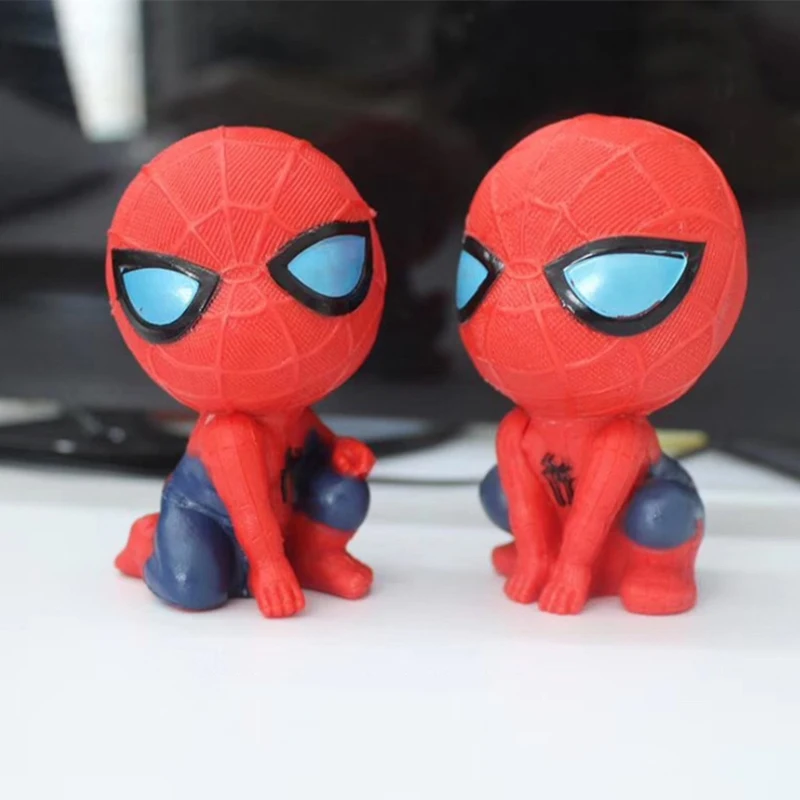 

Spiderman Q version of creative disney anime figures cake decoration cute spiderman model gift toy