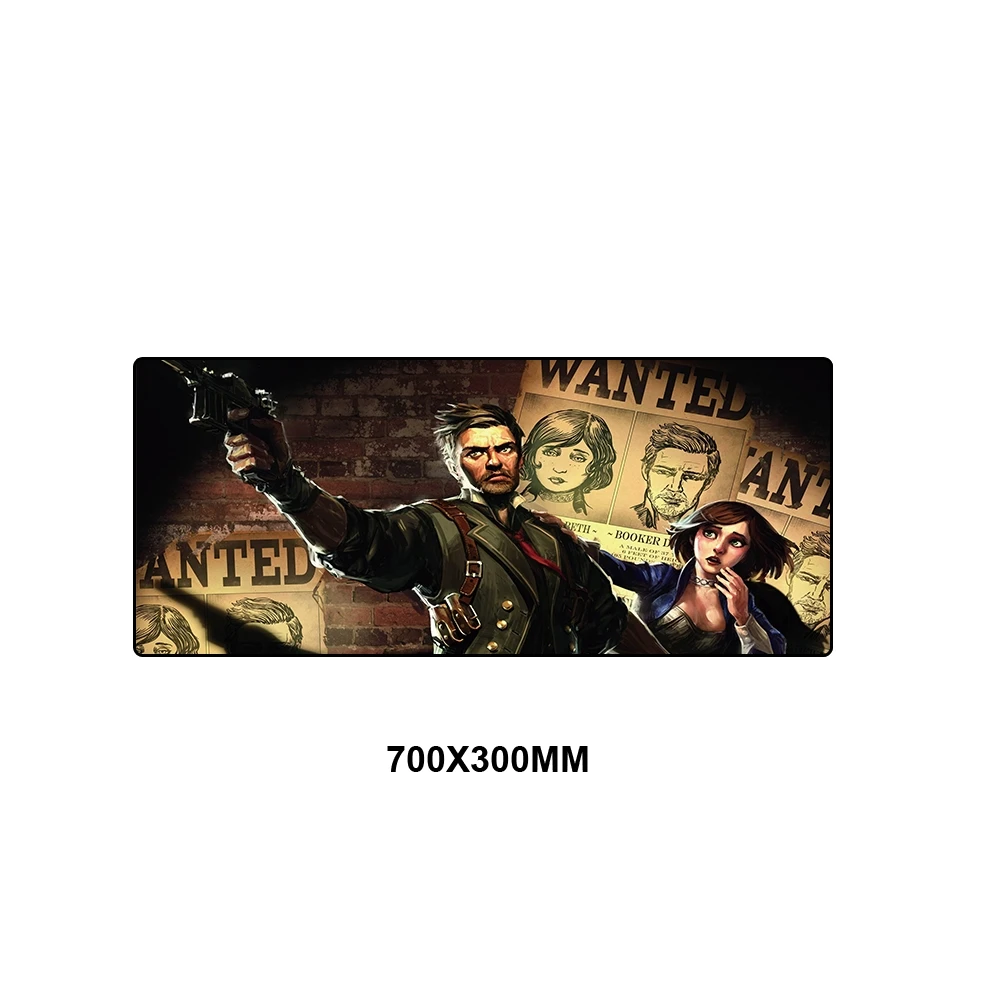 Игровой коврик для мыши Bioshock, коврик для офисной мыши, коврик для настольной мыши, коврик для мыши, ПК, геймера, игровые коврики, игровая клавиатура, аксессуары для компьютера - Цвет: SHQB-006