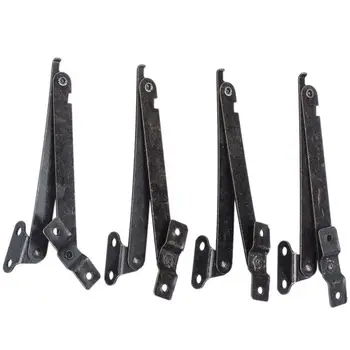 

Furniture Box 10cm Long Rotatable Folding Lid Support Hinge 4Pcs