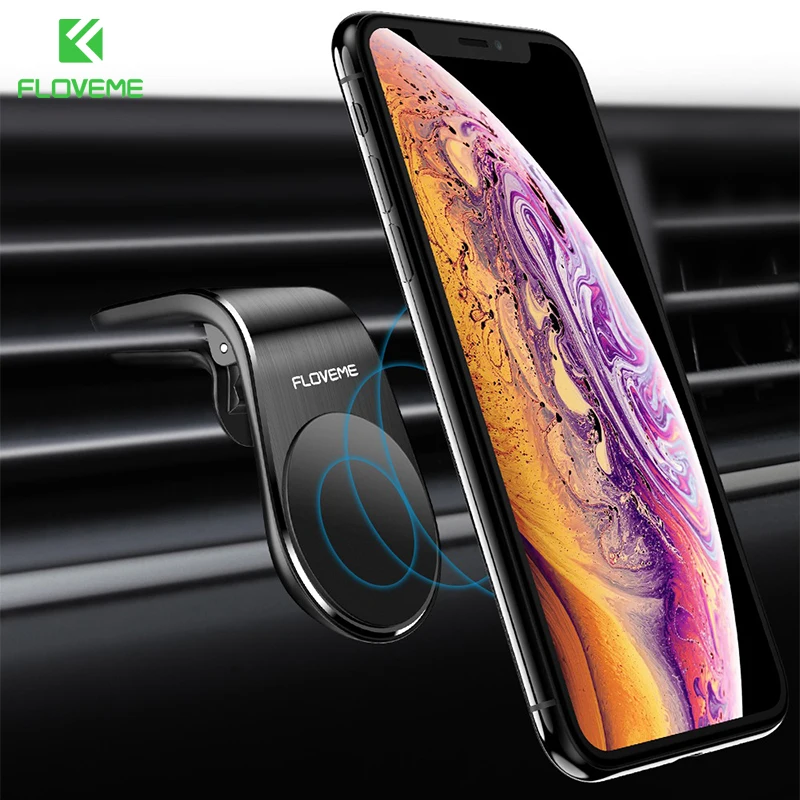 FLOVEME 2 PCS Clip Magnetische Auto Telefon Halter Für iphone XR XS X Magnet für Telefon Auto Magne