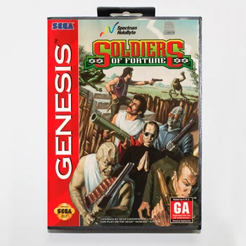 

Soldiers of Fortune Boxed Version 16bit MD Game Card For Sega MegaDrive Sega Genesis System