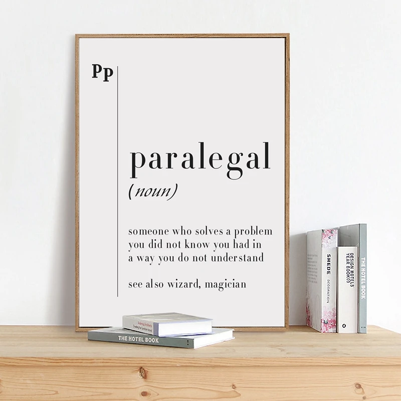 Paralegal Definition Canvas Print