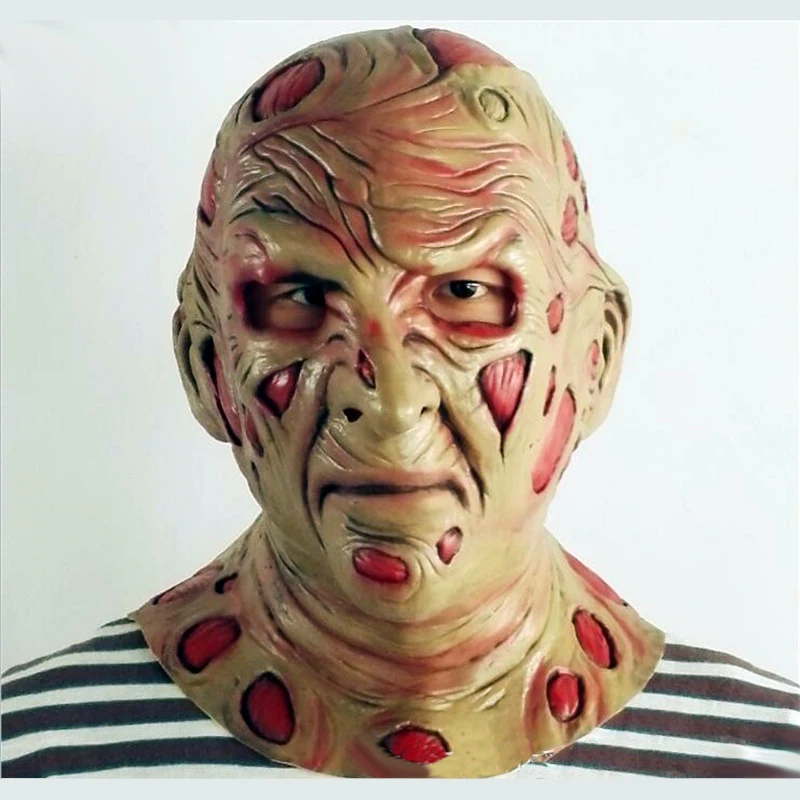 Freddy сжигание страшные вечерние латексные маски череп маска Джейсона полный