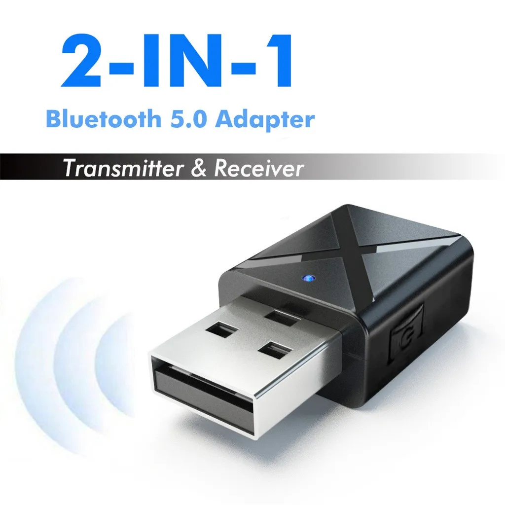 Bluetooth Adapter Bluetooth Audio Receiver Bluetooth Transceiver Adapter Audio Adapter Bluetooth Aux Adaptor USB Bluetooth 5.0 Transmitter Receiver Mini Stereo Bluetooth AUX RCA USB 3.5mm Jack For TV PC Car Kit Wireless