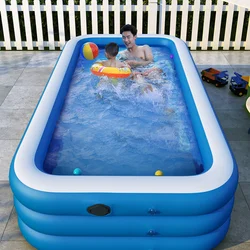 4 Layer Swimming Pool Big Size 4.68m Outdoor Large Removable Pool Inflatable Piscina Desmontable Swimming Accessories AB50YC
