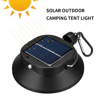 

1Pc Outdoor Camping Lantern Portable Solar Powered 28 LED Camping Hiking Tent Light Rechargeable Night Lamp