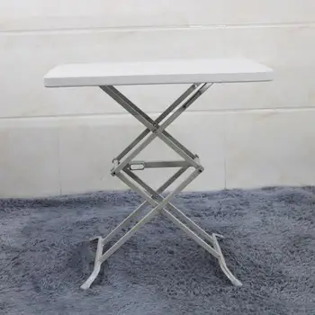 

Folding Table Plastic Table Household Simple Computer Table Square Dining Table Portable Outdoor Lifting Table