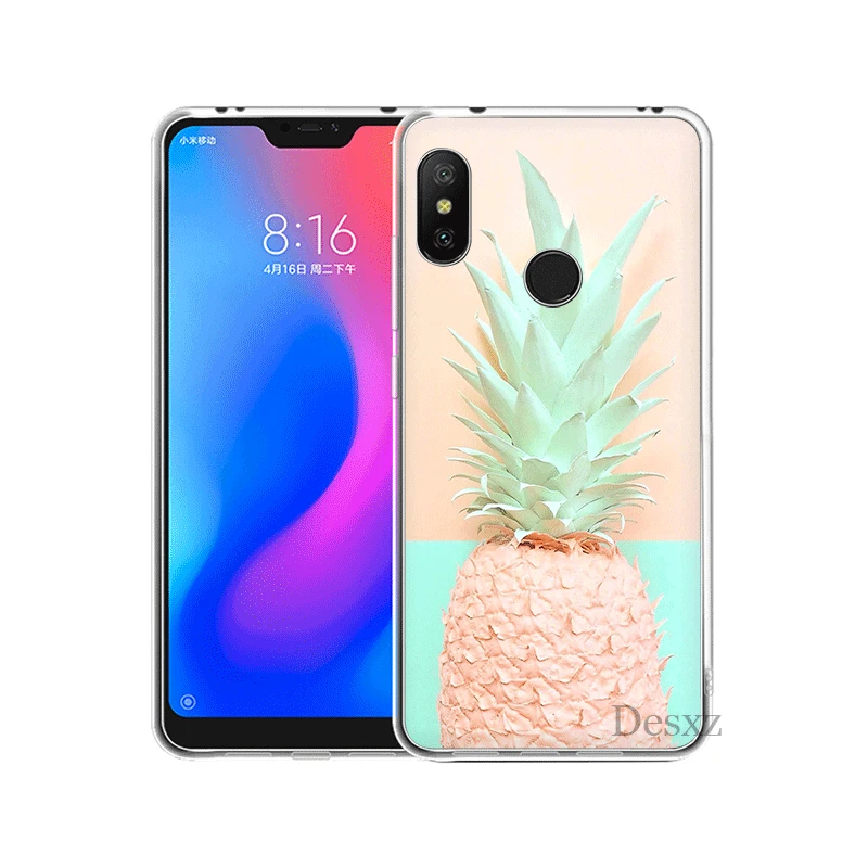Мобильный чехол для телефона для Xiaomi mi 5 5S 6 mi x 2S 8 A1 A2 5X 6X Lite F1 9 9T MAX 3 A3 Pro CC9 CC9E крышка с рисунком ананаса - Цвет: H8