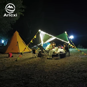 Aricxi 210t Plaid Beach Sun Shelter Tarp Tent Shade Ultralight UV Garden Awning Canopy Sunshade Outdoor Camping Hammock Rain Fly 5