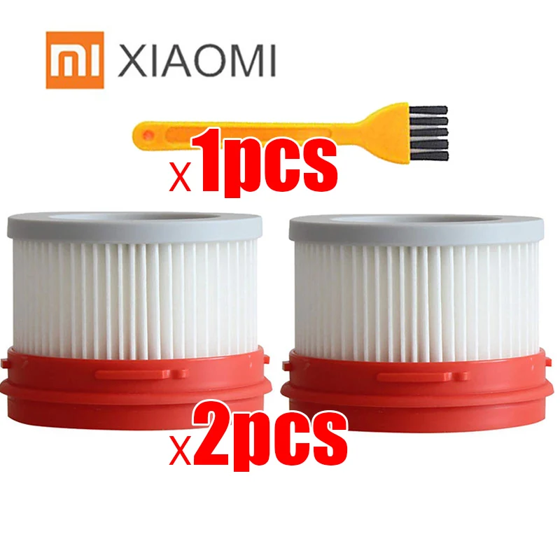 2pcs HEPA фильтр для Xiaomi Dreame V9 бытовой беспроводной ручной пылесос аксессуары Hepa фильтр ролик щетка запчасти комплект - Цвет: 2pcs