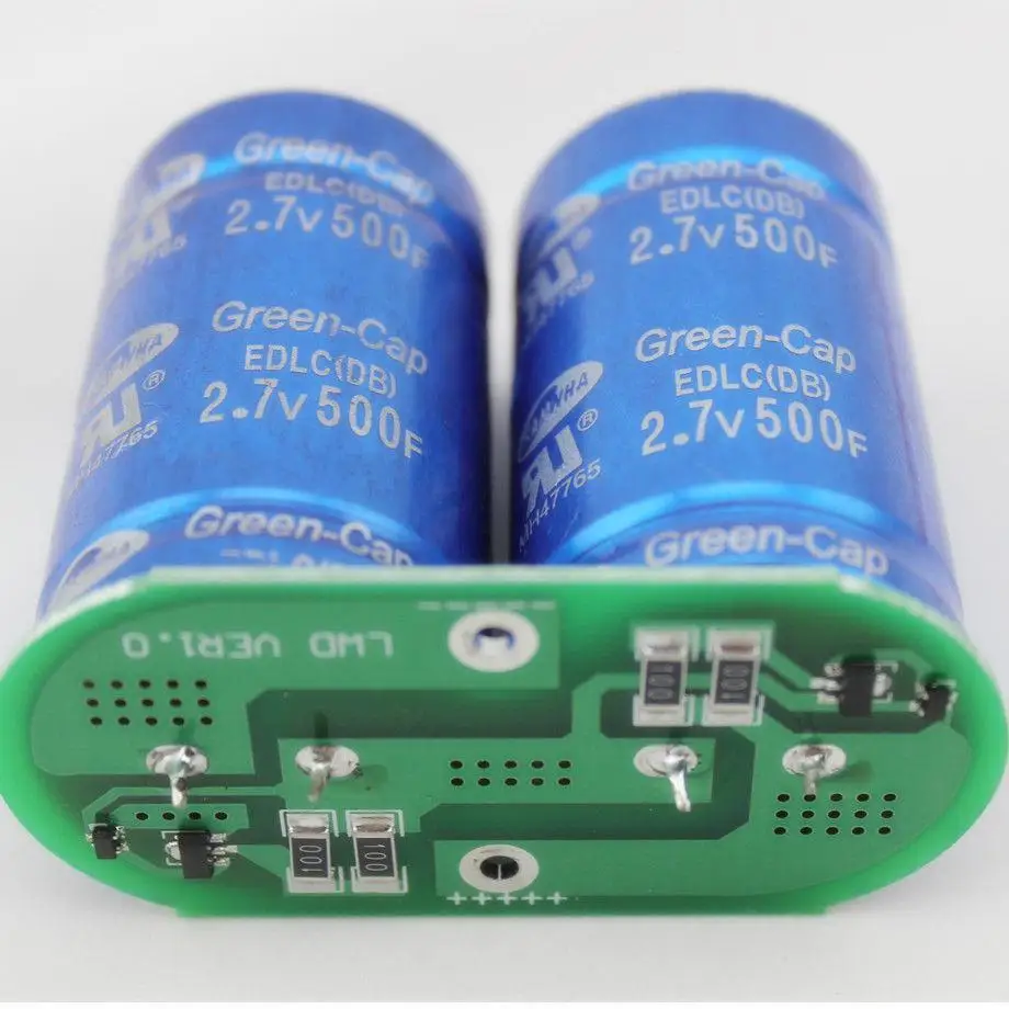 Супер фарахский конденсаторный модуль 2.7V500F Ultralow сопротивление 5.4V250F
