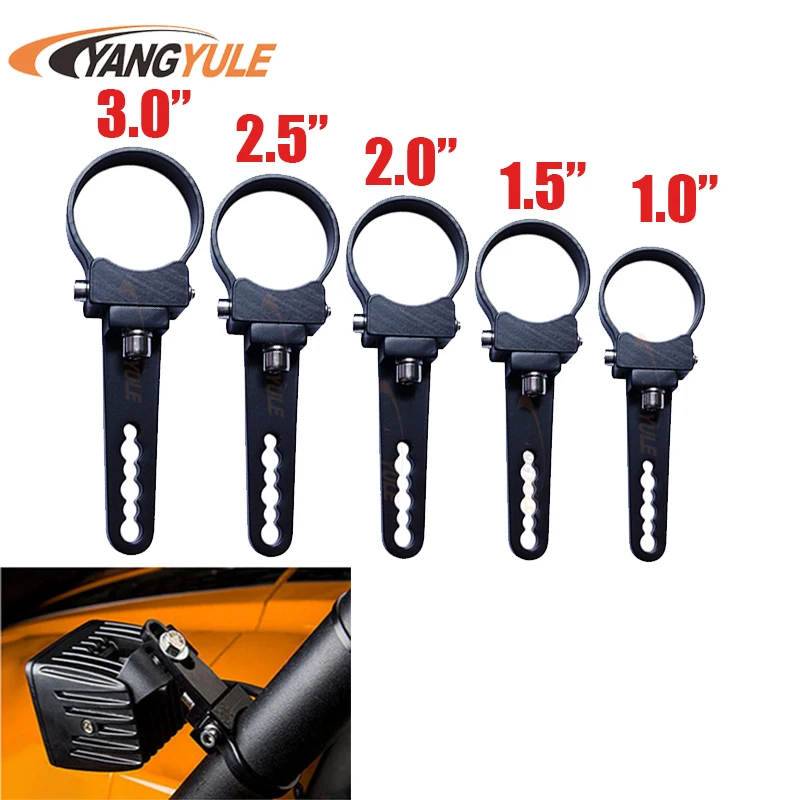 Etc Roofs UTV Adjustable 1.5 to 1.75 Roll Bar Clamp for Lights