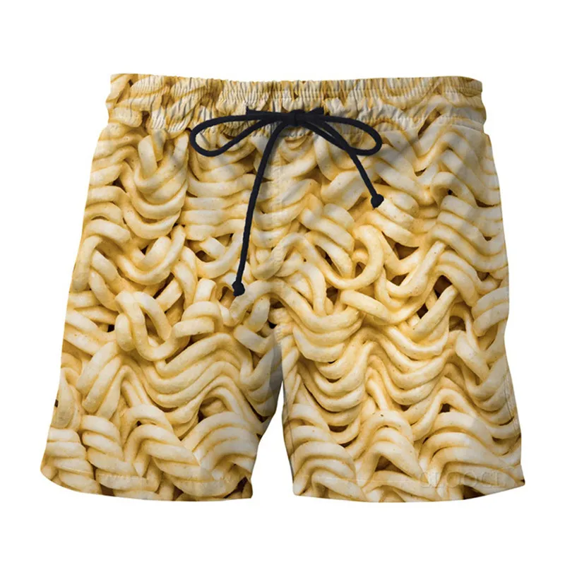 Fashion Meat Sausage Print Board Shorts Fashion Men's Sports Pants Harajuku Beach All-match Sweatpants Personality Size S-5XL