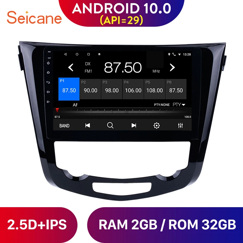 Reproductor Multimedia de navegación GPS Seicane Android 100 Quad Core de 101 pulgadas para 2013-20