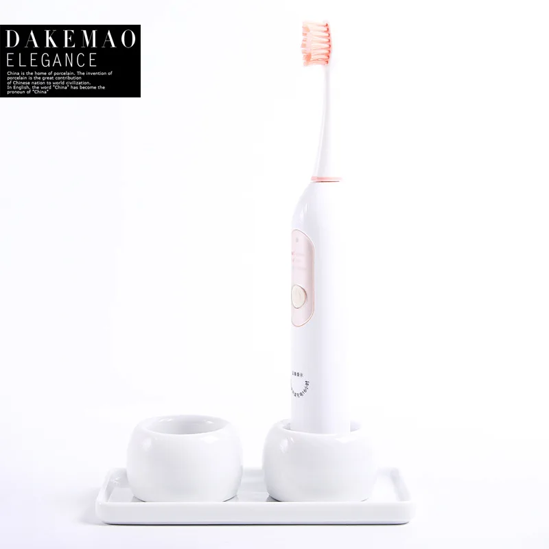 Japanese Style Ceramic Rectangular Plates Creative Ceramics Coasters Sanitary Ware Supplies Couples Toothbrush Holder Ceramic Tr