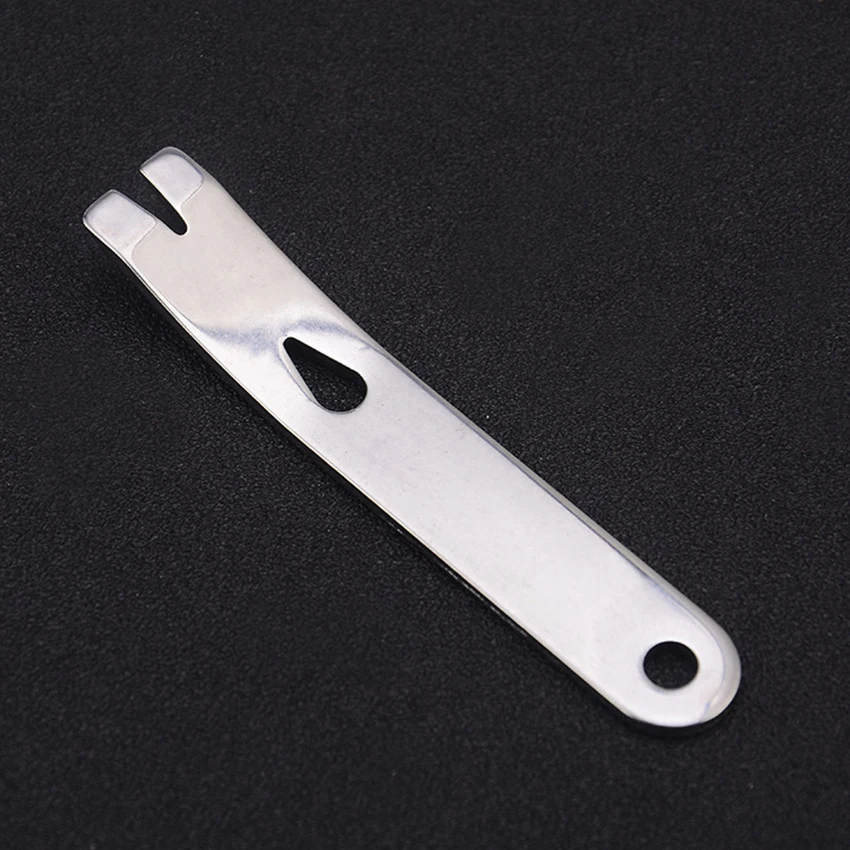 Description Picture 2 of itemOutdoor Crank Crowbars Pry Bar Stainless Steel Multi-function Pocket EDC Mini Survival Tools Keychain Opener Scraper