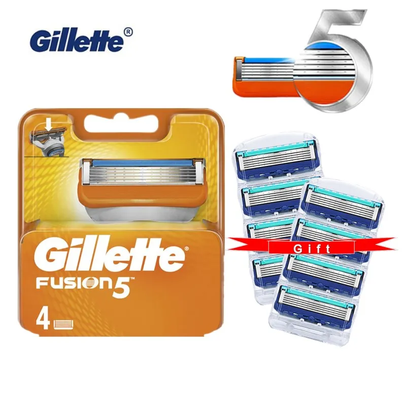 

Machine for Shaving Blades Gillette Fusion 5 Layer Shaver Blade Safety Stainless Steel Razor Blade Straight Razor For Men Manual