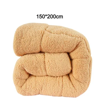 

Quilts cotton patchwork duvets Australian lambs wool Warm comforter camel quilt Thicken warm duvets winter comforter patchwork