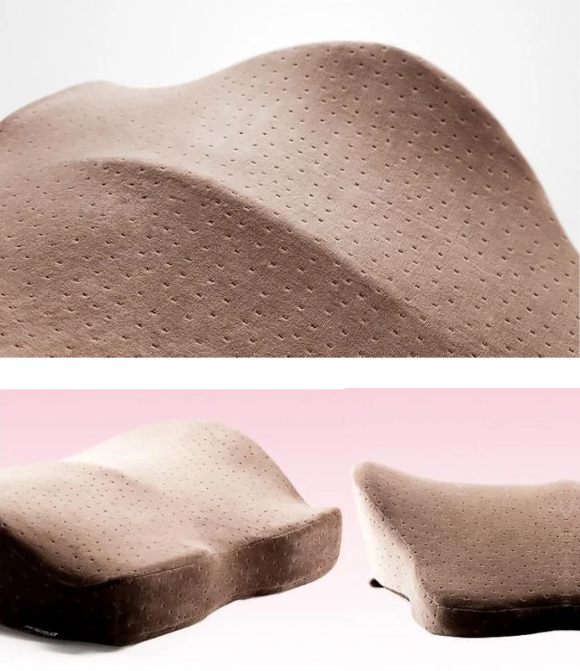 51*43*12cm Big Large Size Back Pillow for Office Chair Lumbar Support Back Seat Support Cushion Memory Foam Straps Whole Back