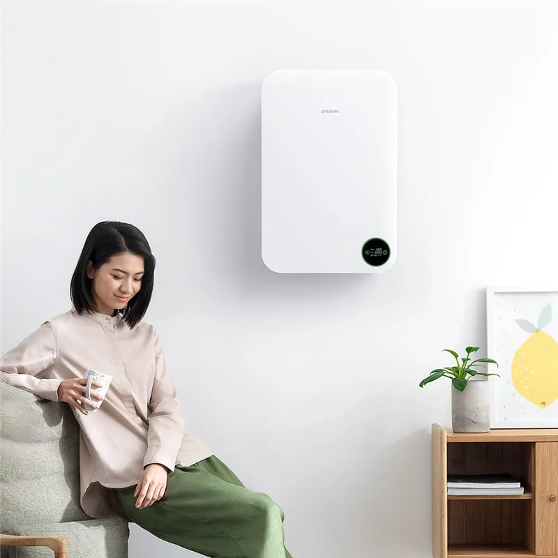 

Smartmi Household Air Purifier Wall-mounted Indoor Office Remove Formaldehyde PM2.5 Air Purifier Smart APP Connection