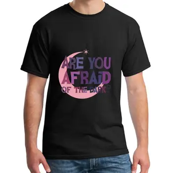 

Printed are you afraid of the dark t-shirts men's s-5xl short sleeve hip hop