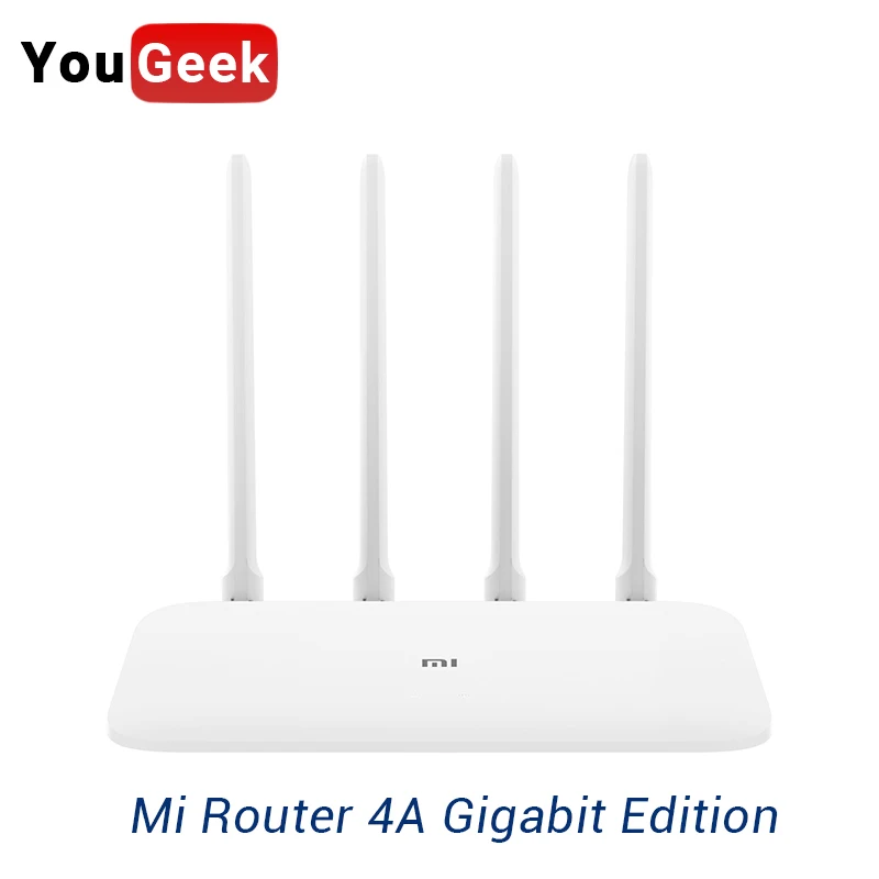Глобальная версия Xiaomi Mi маршрутизатор 4A Gigabit Edition 1000M 2 4 GHz + 5GHz WiFi 16MB rom 128MB DDR3 с