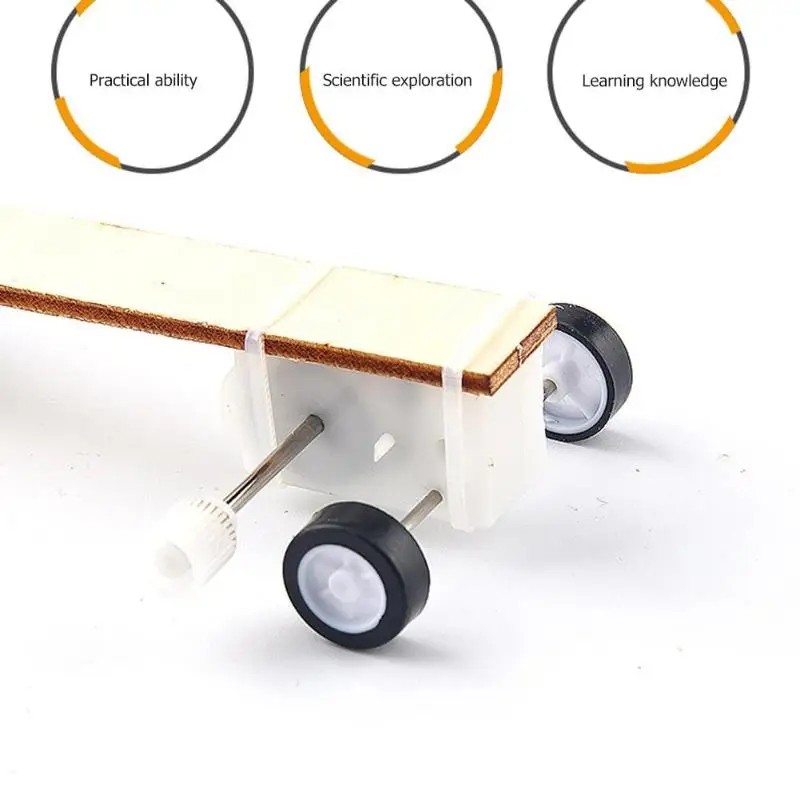 Творческий DIY научная модель комплект Заводной автомобиль материалы ремесло игрушки собрать проекты учебное оборудование образовательный эксперимент