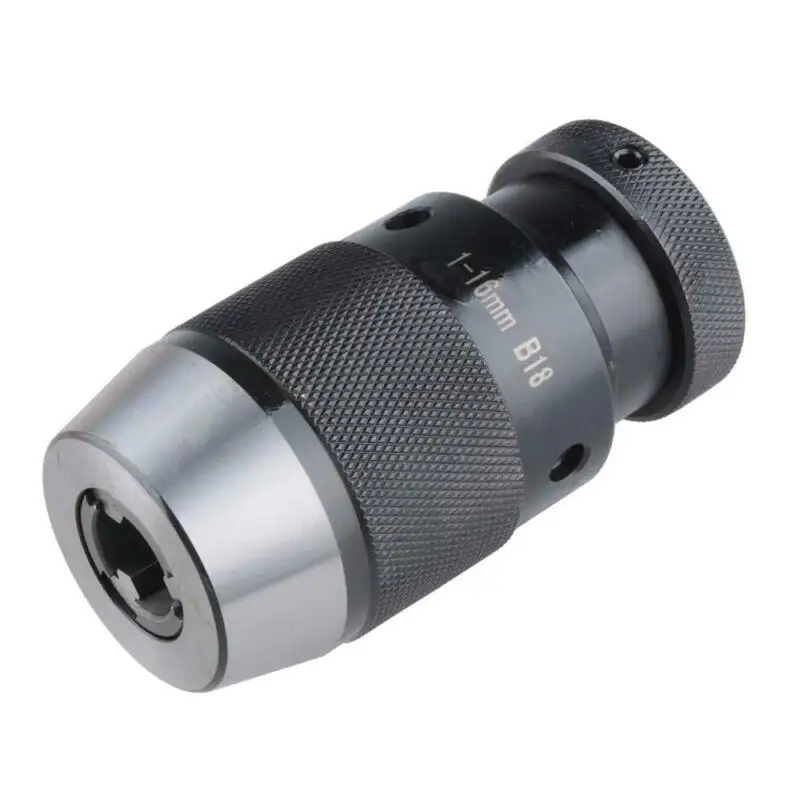 

1*Drill Chuck B10 B12 B16 B18 Drill Chuck Clamp Keyless Self Tighten Automatic Locking High Quality
