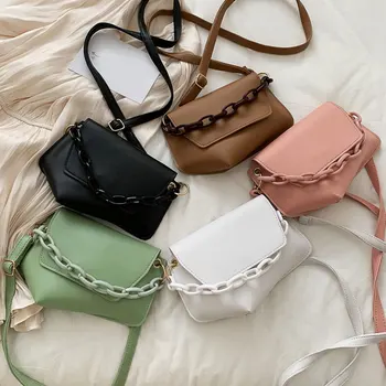 

Summer Style Chain+leather Handbag Women Summer Small Bag Handmade Beach Irregular Bohemia Shoulder Bag New Fashion