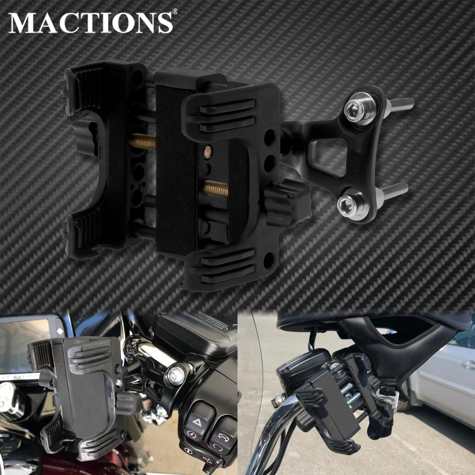 Universal Handlebar Mount Phone Carrier Cellphone Device Holder Bracket