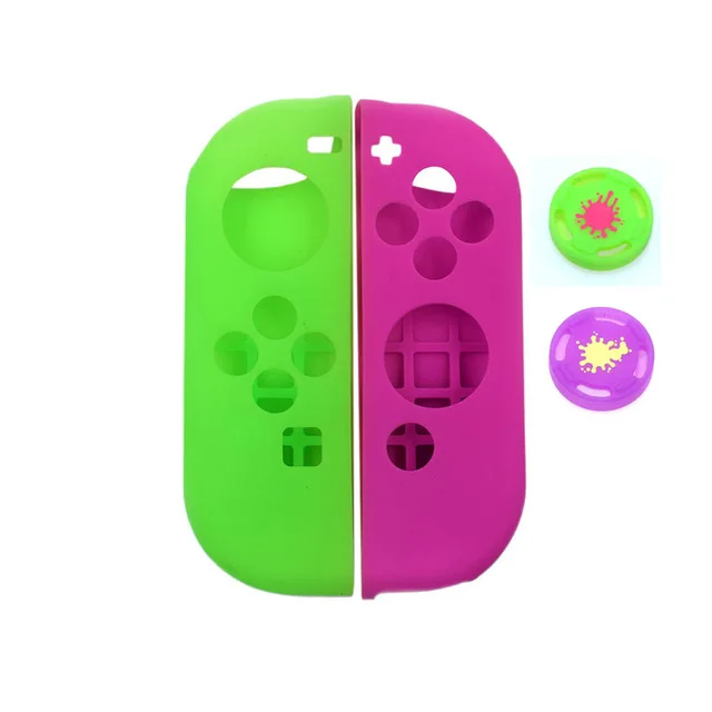 6 4-1 Joycon защитный чехол Joy Cons Grip гелевый защитный переключатель Joy Con контроллеры силиконовый Противоскользящий чехол Joycons - Цвет: 6