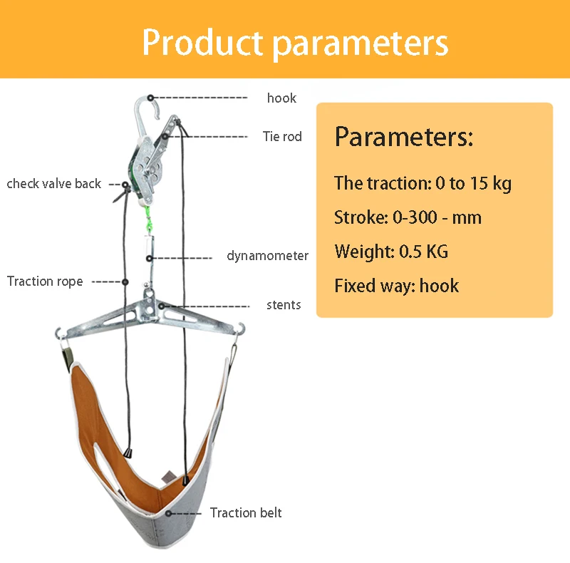 Шейный позвоночник трактор висячий шейный Тяговый аппарат бытовой шеи Поясничный Тяговый каркас лечение растяжения