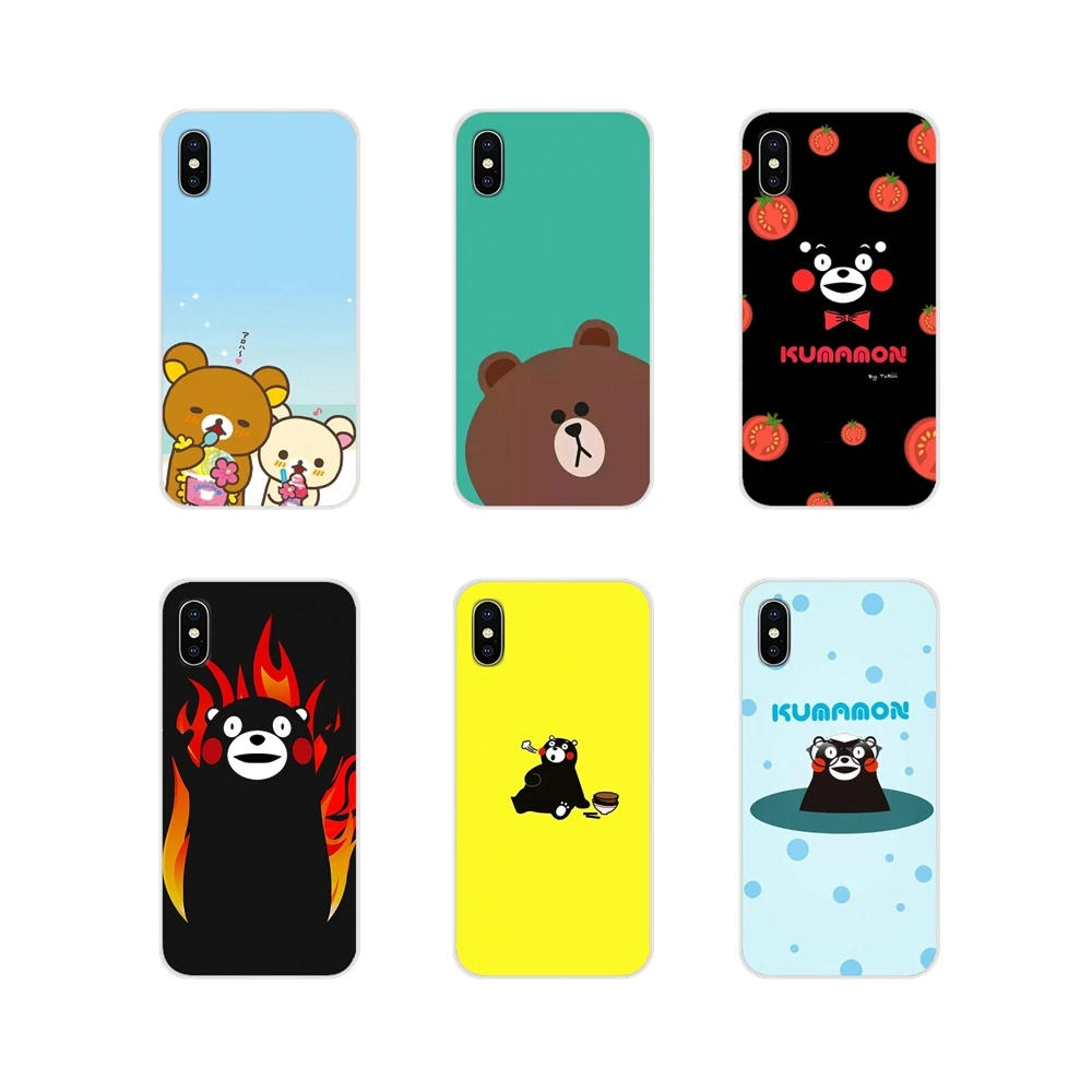 Мультфильм Kumamon Мы Голый Медведь Прозрачный мягкий TPU чехол для samsung Galaxy J1 J2 J3 J4 J5 J6