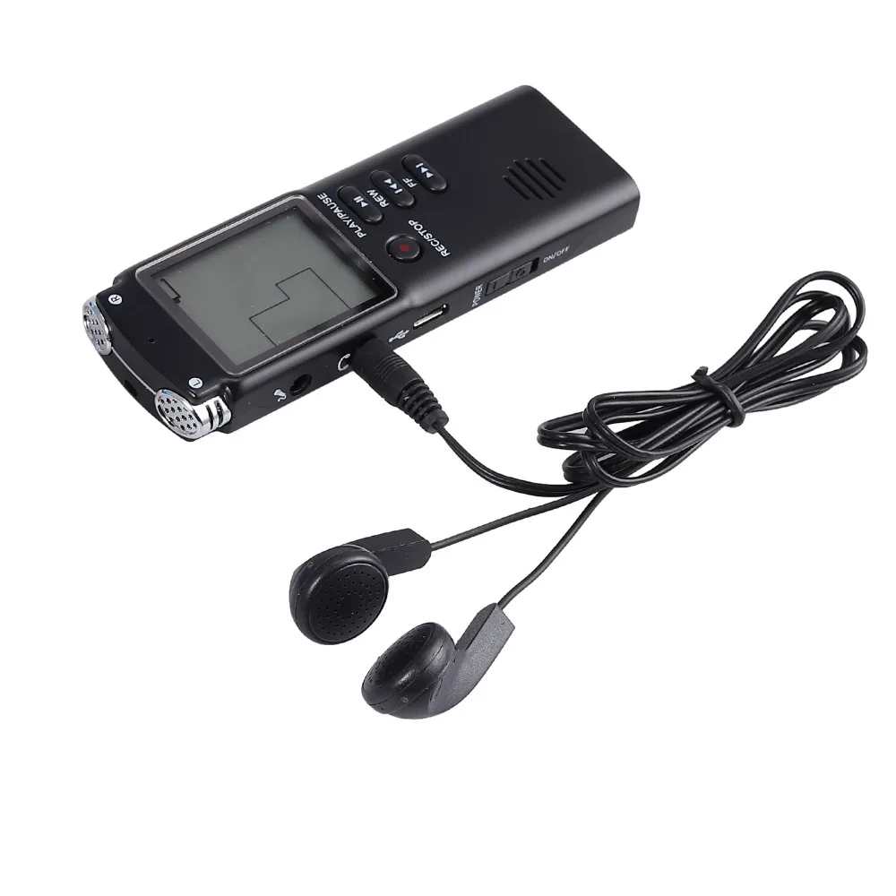 Neoteck 16 Гб перезаряжаемый цифровой звук диктофон USB lcd Диктофон MP3 плеер Высокое качество MP3 WAV формат записи